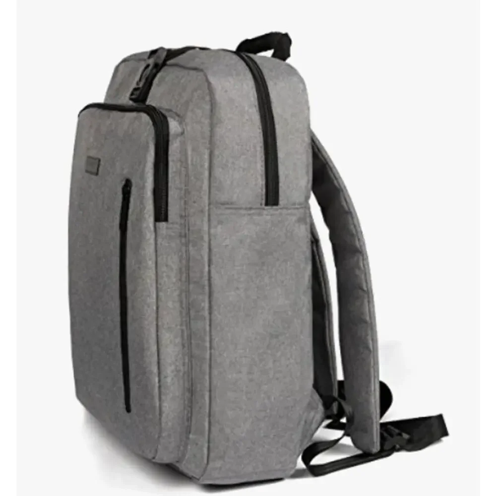 ThiKin Padded Laptop Gray Backpack Utility Unisex Lightweight Structured Quality